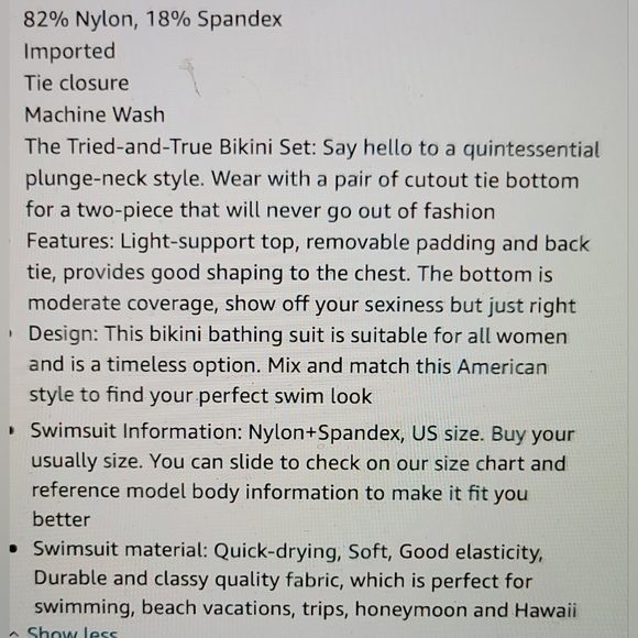 NWT THE ULTRA SEXY VALETINE RED TIE BACK SIDE TIE CLASSIC BIKINI - Picture 7 of 11